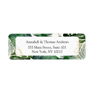 Tropical Elegant Plant Trending Wedding 