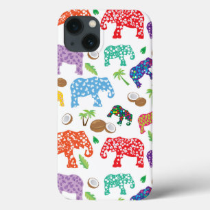 Tropical Elephants iPhone 13 Case