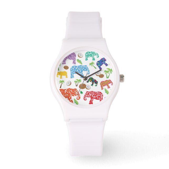 Tropical Elephants Watch (Front)