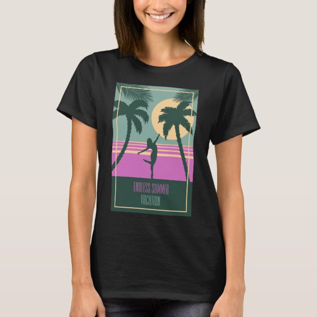 Tropical Endless Summer Vacation  T-Shirt (Front)