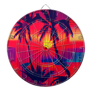Tropical Escape Fantasy Dartboard