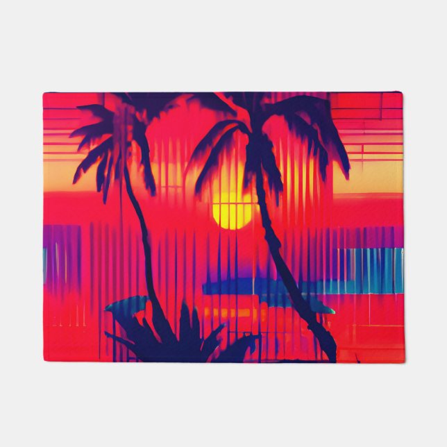 Tropical Escape Fantasy Doormat (Front)