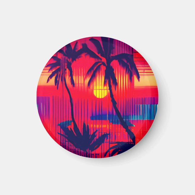 Tropical Escape Fantasy Magnet (Front)