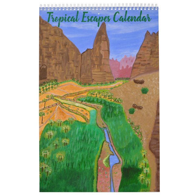 Tropical Escapes Calendar (Cover)