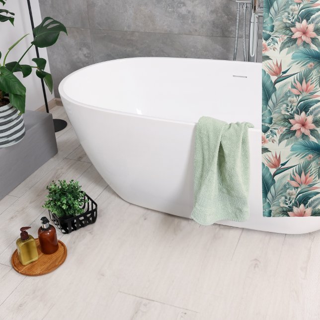 Tropical Essence Shower Curtain (Creator Uploaded)