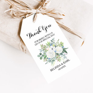 Tropical Eucalyptus Greenery Thank You Gift Tags