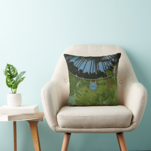 Tropical Evening Clutch Bag Cushion