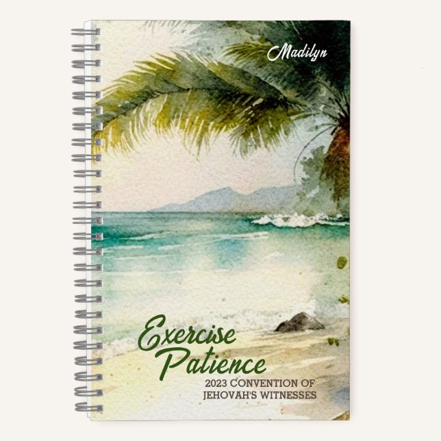 Tropical Exercise Patience 2023 Convention Notebook (Front)