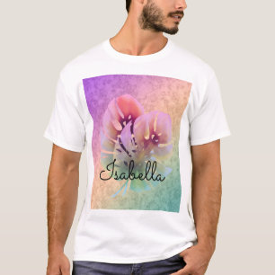 Tropical exotic bright monstera leaves watercolor T-Shirt