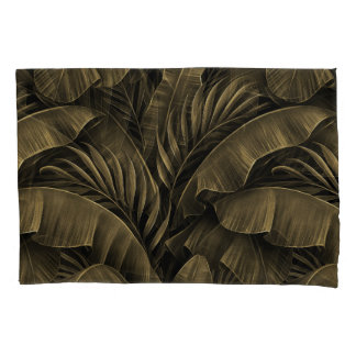 Tropical Exotic: Grunge Golden Nature Pillowcase