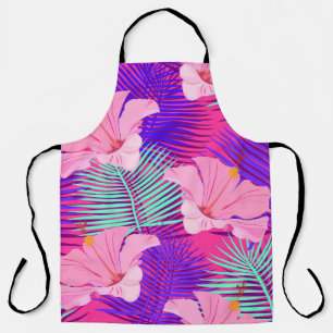 Tropical, exotic seamless pattern with exotic bird apron
