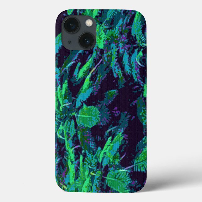 Tropical Fabric Case-Mate iPhone Case (Back)