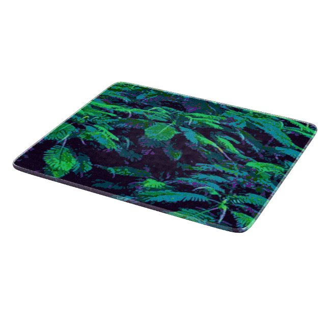 Tropical Fabric Cutting Board (Corner)