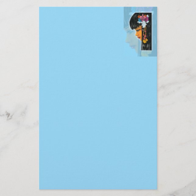 Tropical Faerie Stationery (Front)