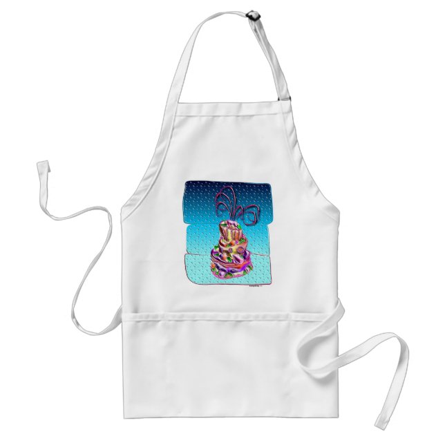 tropical fancy cake 1 standard apron (Front)