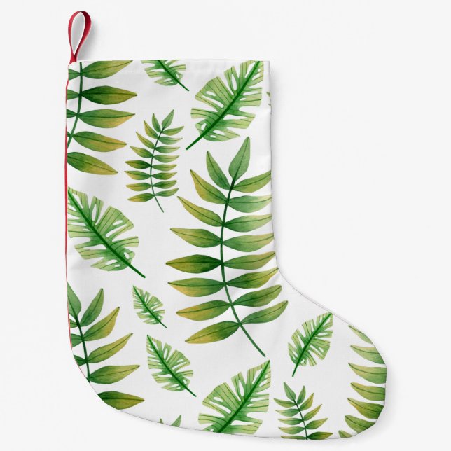 Tropical Fantasy Art Small Christmas Stocking (Front)