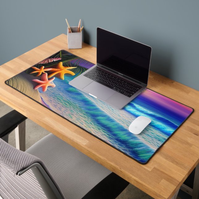 Tropical Fantasy Beach Sunset Desk Mat (Office 2)