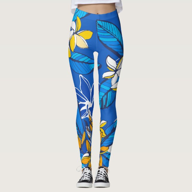 Tropical Fauna Forest Leggings (Front)