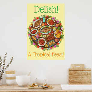 Tropical Feast Poster