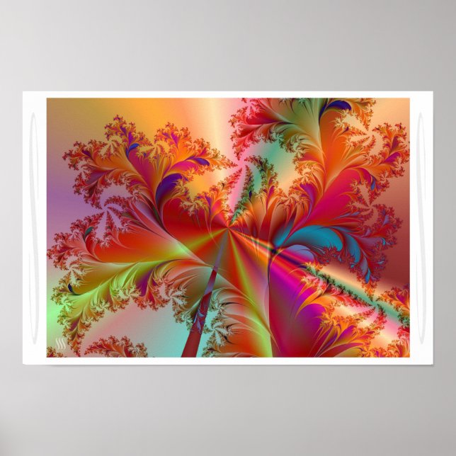 Tropical Feathers Poster (Front)