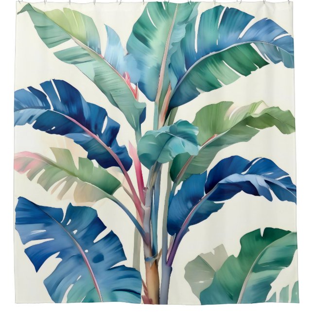 Tropical Feelings Shower Curtain (Front)