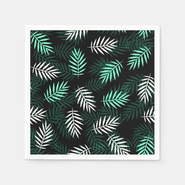 Tropical Ferns Napkin (Front)