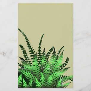 Tropical Ferns Stationary Stationery