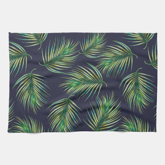 Tropical Ferns Tea Towel (Horizontal)