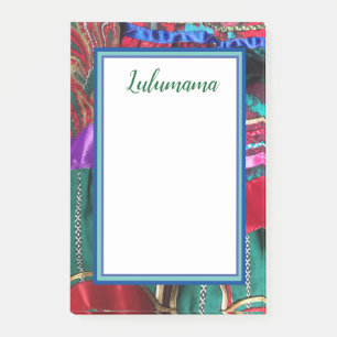 TROPICAL FESTIVE RIBBONS POST-IT NOTES