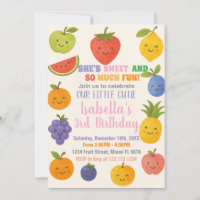 Tropical Fiesta Birthday Invitation