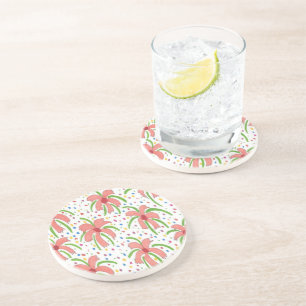 Tropical Fiesta Flowers Coaster