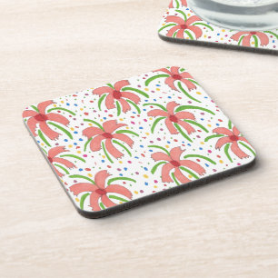 Tropical Fiesta Flowers Coaster