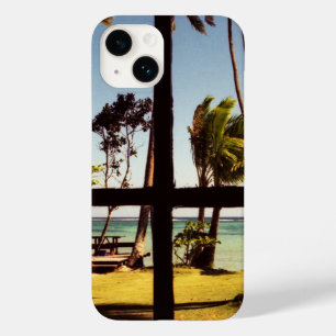 Tropical Fiji Beach Scene iphcna Case-Mate iPhone 14 Case