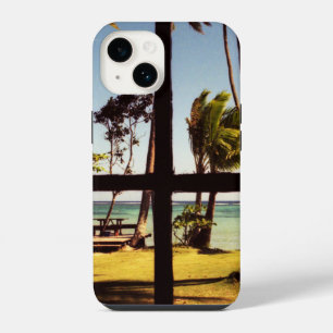 Tropical Fiji Beach Scene iphcnm iPhone 14 Case
