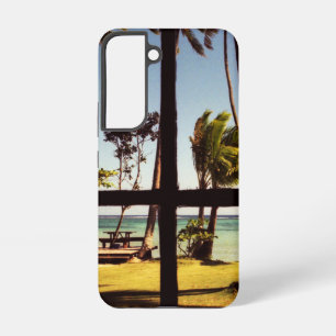 Tropical Fiji Beach Scene sga Samsung Galaxy Case