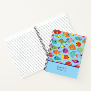 Tropical Fish Aquarium Cute Kid's Notebook