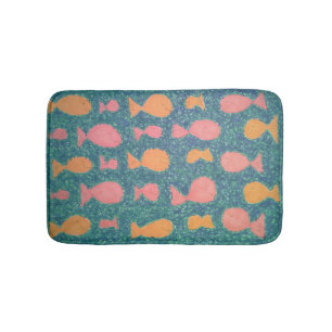 Tropical Fish Bath Mat