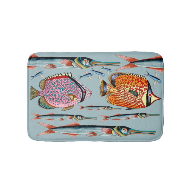 Tropical Fish Bath Mat (Front)