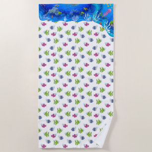Tropical Fish Beach Towel