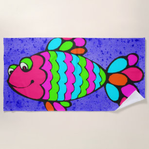 Tropical Fish Beach Towel