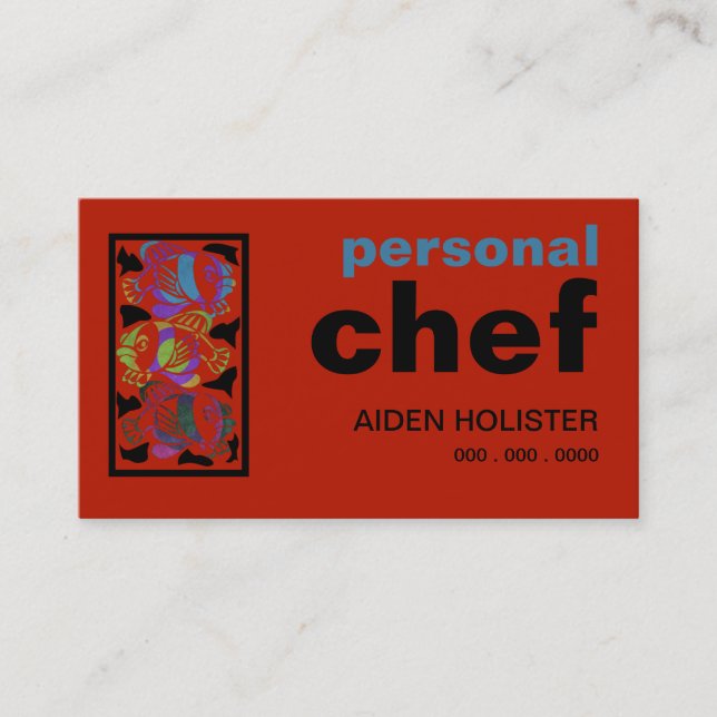 Tropical Fish Business Card (Front)