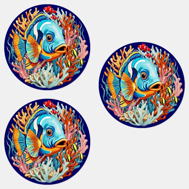 Tropical Fish Colorful Summer Vibes (Group)
