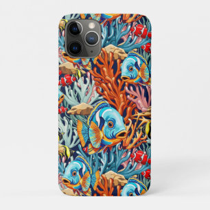 Tropical Fish Colorful Summer Vibes iPhone 11 Pro Case