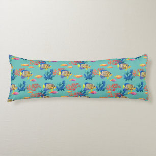 Tropical Fish & Coral Body Cushion
