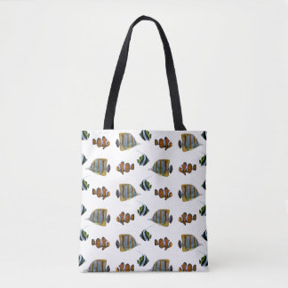 Tropical Fish Frenzy All Over Print Bag