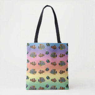 Tropical Fish Frenzy All Over Print Bag (Rainbow)