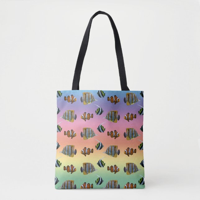 Tropical Fish Frenzy All Over Print Bag (Rainbow) (Front)