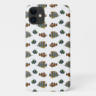 Tropical Fish Frenzy iPhone 11Case (choose colour) 11 Case