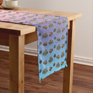 Tropical Fish Frenzy Table Runner (Rainbow)