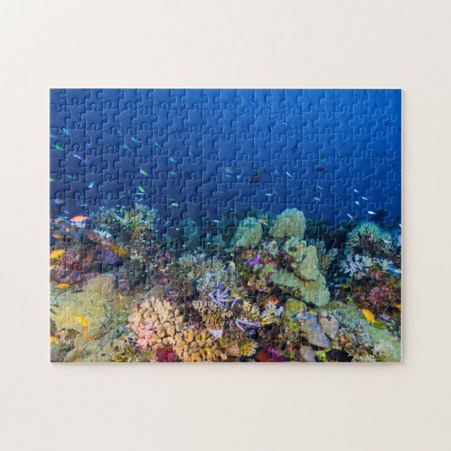 Tropical Fish Great Barrier Reef Coral Sea Jigsaw Puzzle (Horizontal)